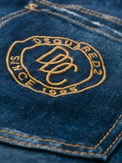 Dsquared2 jean ample à ourlet retroussé