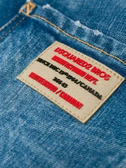 Dsquared2 Jean à effet usé Soldes jeans droits femme 14 Dsquared2 jean à effet usé