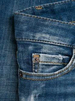 Dsquared2 jean skinny à effet taches de peinture