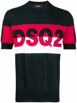 Dsquared2 pull Ă logo intarsia
