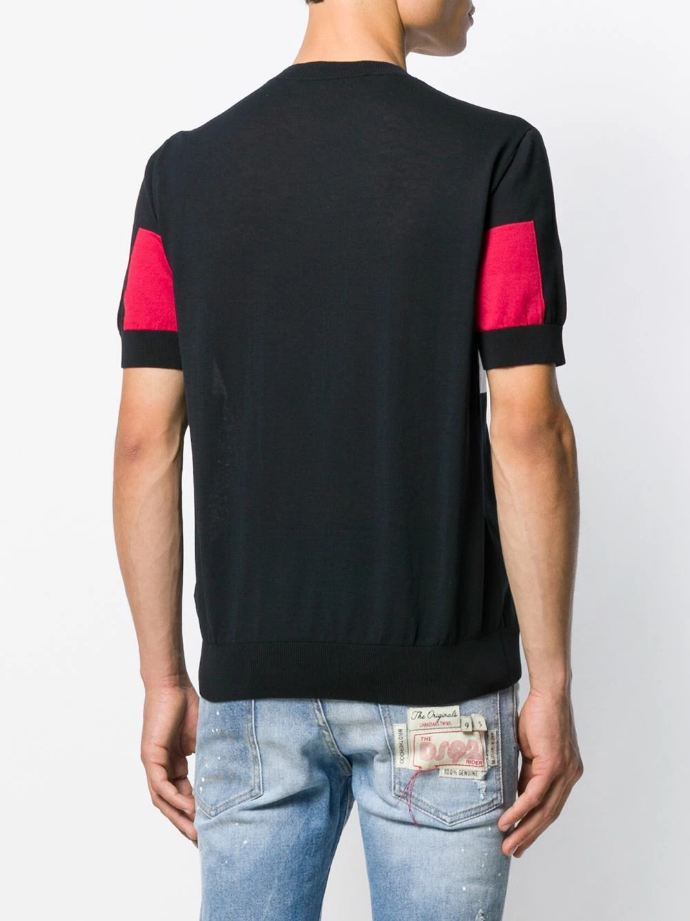 Prix Favorable Dsquared2 Pull à logo intarsia pulls homme 6 Dsquared2 pull à logo intarsia