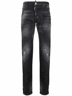 Dsquared2 jean à effet froissé