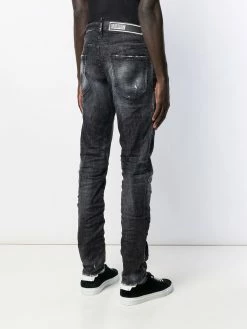 Dsquared2 Première Qualité Jean à effet froissé jeans slim homme 12 Dsquared2 jean à effet froissé