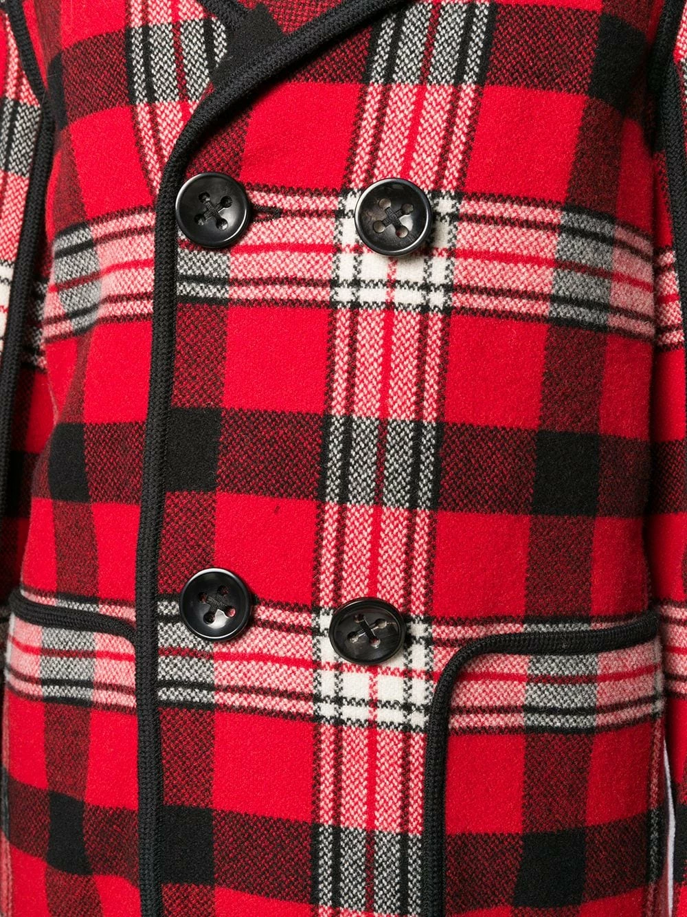 Meilleur Prix Garanti Dsquared2 Manteau long à carreaux manteaux croisés & cabans femme 7 Dsquared2 manteau long à carreaux