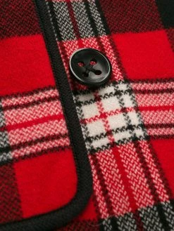 Meilleur Prix Garanti Dsquared2 Manteau long à carreaux manteaux croisés & cabans femme 14 Dsquared2 manteau long à carreaux