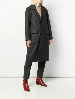 Dsquared2 manteau à col à revers oversize