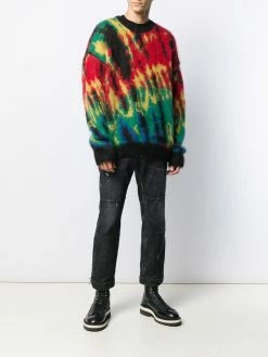 Dsquared2 jean slim à effet usé