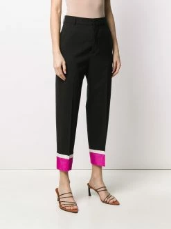 Dsquared2 pantalon colour block à coupe fuselée
