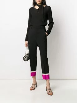 Dsquared2 pantalon colour block à coupe fuselée