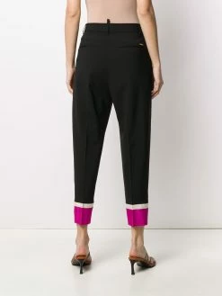 Dsquared2 pantalon colour block à coupe fuselée