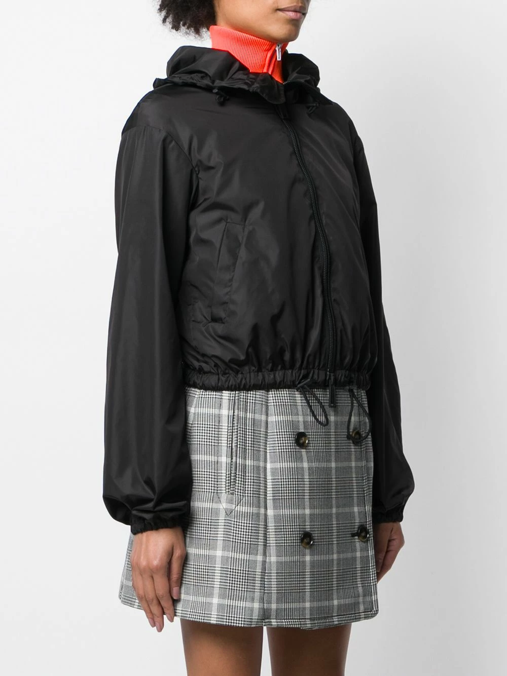 Discount En Ligne Dsquared2 Veste à logo imprimé et capuche vestes bomber femme 5 Dsquared2 veste à logo imprimé et capuche