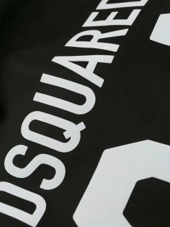 Discount En Ligne Dsquared2 Veste à logo imprimé et capuche vestes bomber femme 14 Dsquared2 veste à logo imprimé et capuche