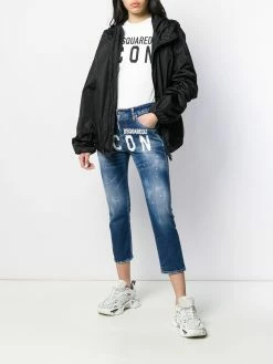 Dsquared2 jean ICON crop à logo