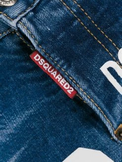 Dsquared2 jean ICON crop à logo