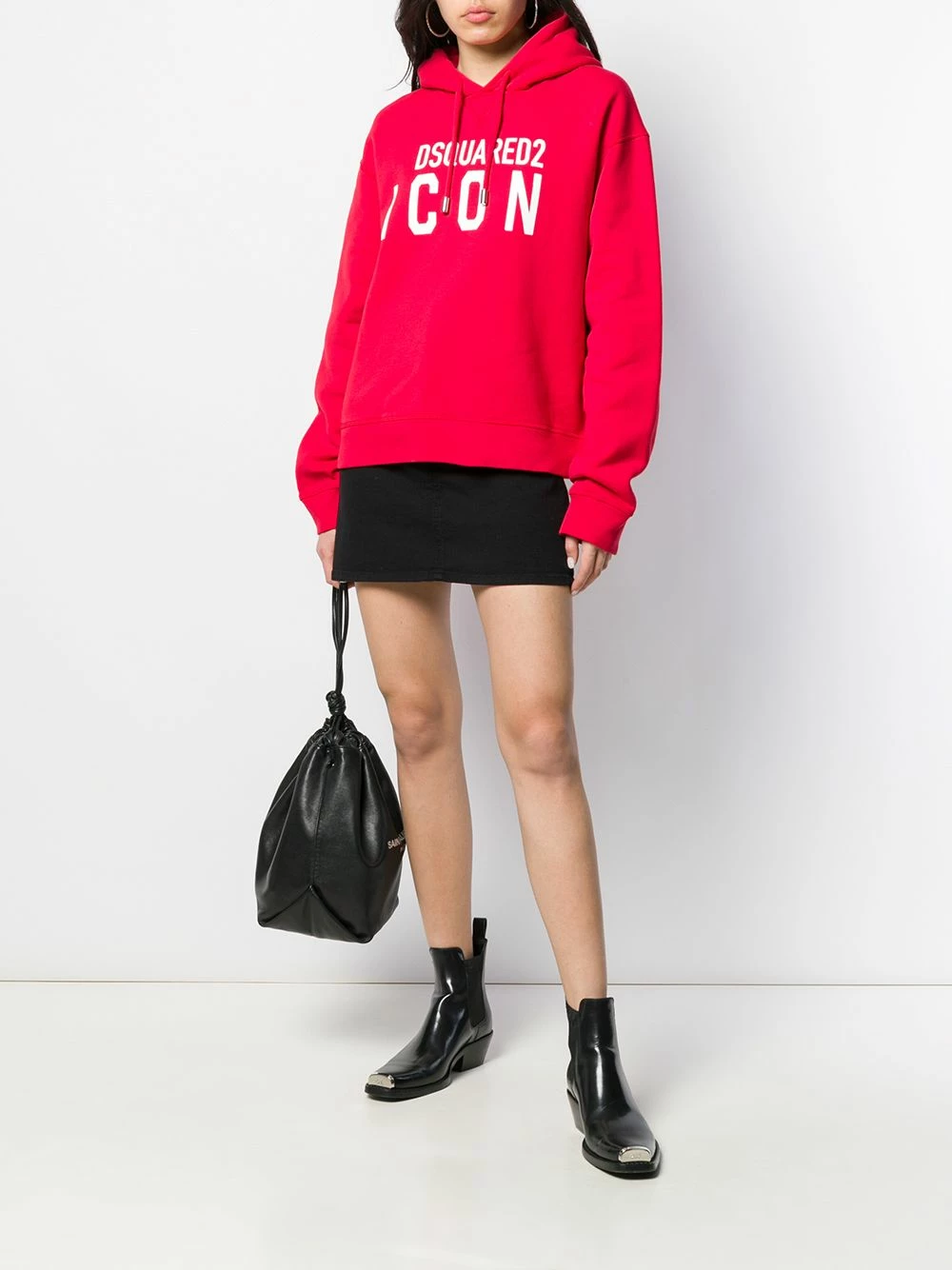 Dsquared2 Sweat à capuche Icon Prix Allégé jupes ajustées femme 4 Dsquared2 sweat à capuche Icon