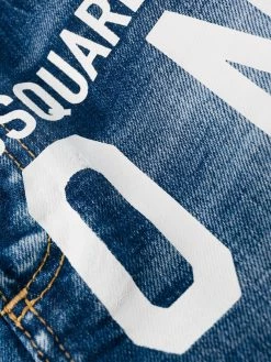 Dsquared2 jupe ICON en jean à logo