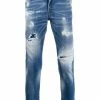 Dsquared2 jean slim à effet usé