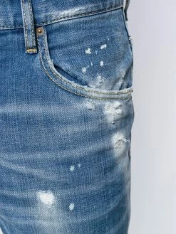 Dsquared2 jean slim à effet usé