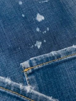 Dsquared2 jean slim à effet usé
