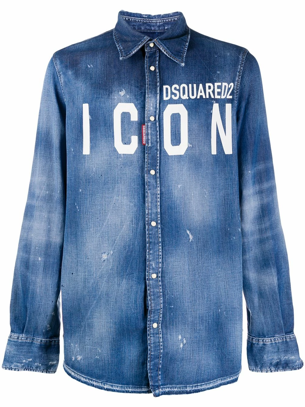 Dsquared2 Rabais Veste en denim ICON chemises homme 3 Dsquared2 veste en denim ICON