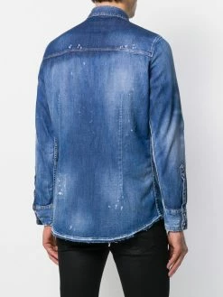Dsquared2 Rabais Veste en denim ICON chemises homme 12 Dsquared2 veste en denim ICON