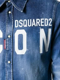 Dsquared2 Rabais Veste en denim ICON chemises homme 13 Dsquared2 veste en denim ICON