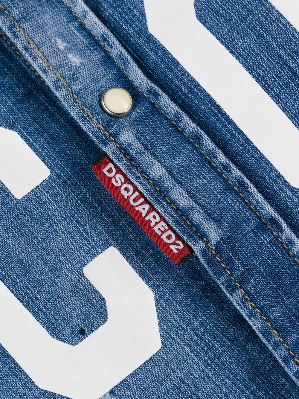 Dsquared2 Rabais Veste en denim ICON chemises homme 8 Dsquared2 veste en denim ICON