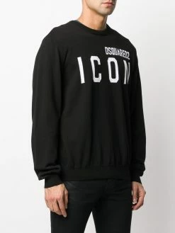 Dsquared2 pull en maille intarsia ICON