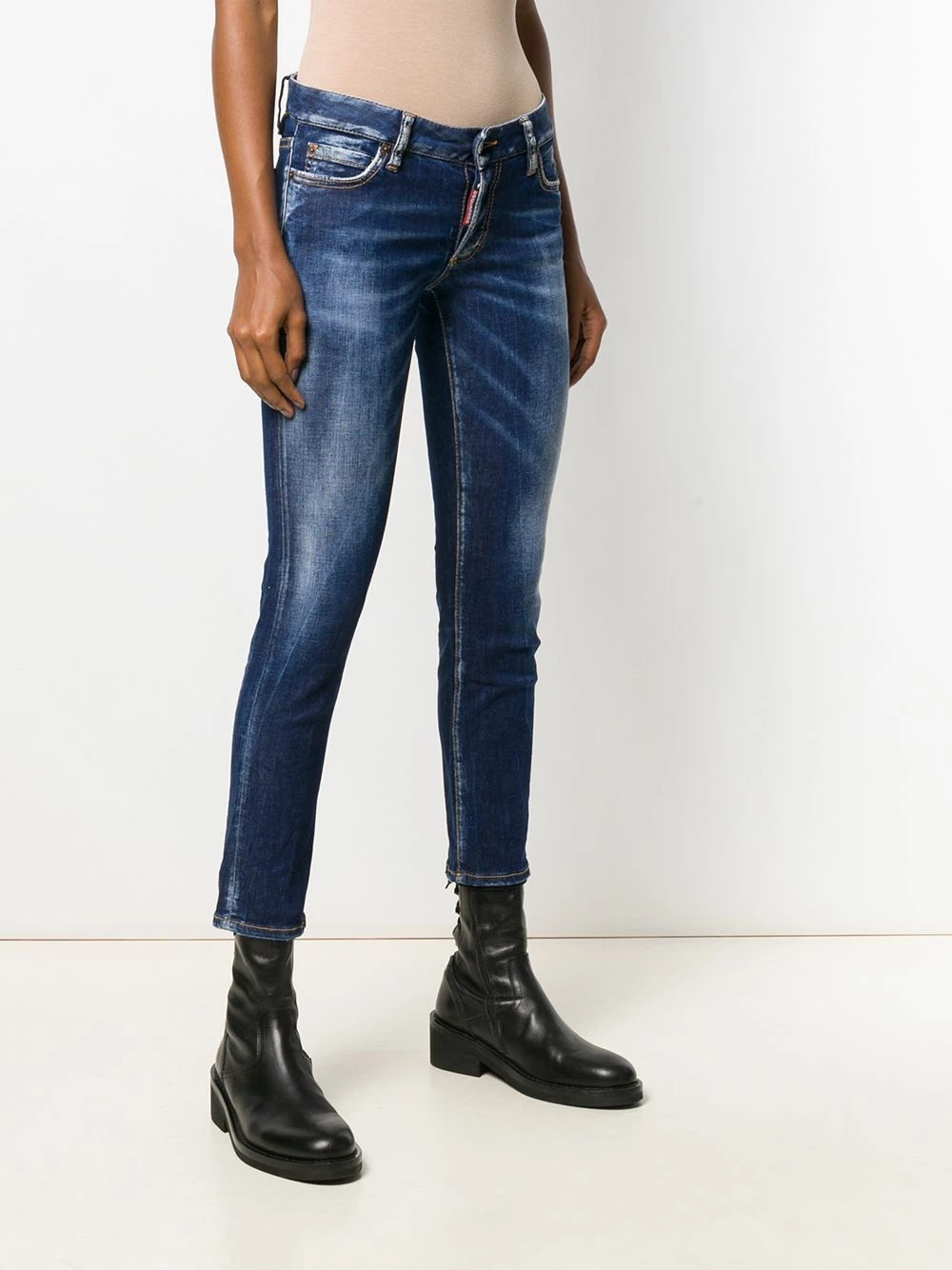 Prix De Lancement Dsquared2 Jean crop Maple Leaf jeans courts femme 5 Dsquared2 jean crop Maple Leaf