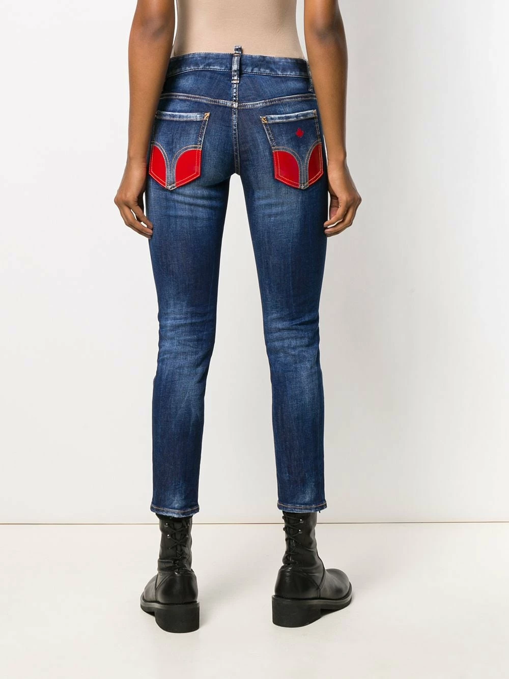 Prix De Lancement Dsquared2 Jean crop Maple Leaf jeans courts femme 6 Dsquared2 jean crop Maple Leaf