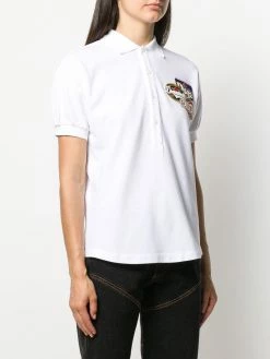 Dsquared2 embellished logo patch polo shirt