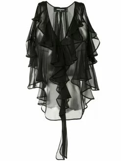 Dsquared2 blouse à design volanté