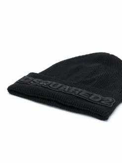 Dsquared2 bonnet nervuré à patch logo