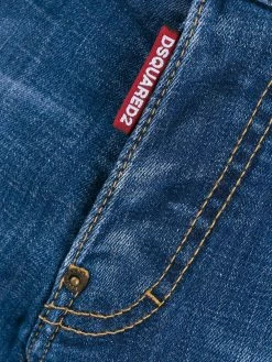 Dsquared2 jean slim à effet usé