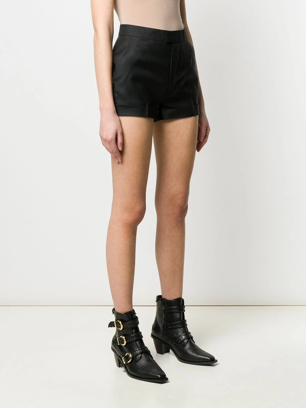 Dsquared2 Short ajusté à taille haute Bon Rapport Coût-Efficacité minishorts femme 5 Dsquared2 short ajusté à taille haute