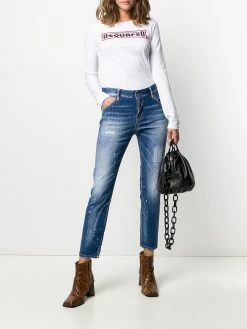 Dsquared2 jean Cool Girl à effet taches de peinture