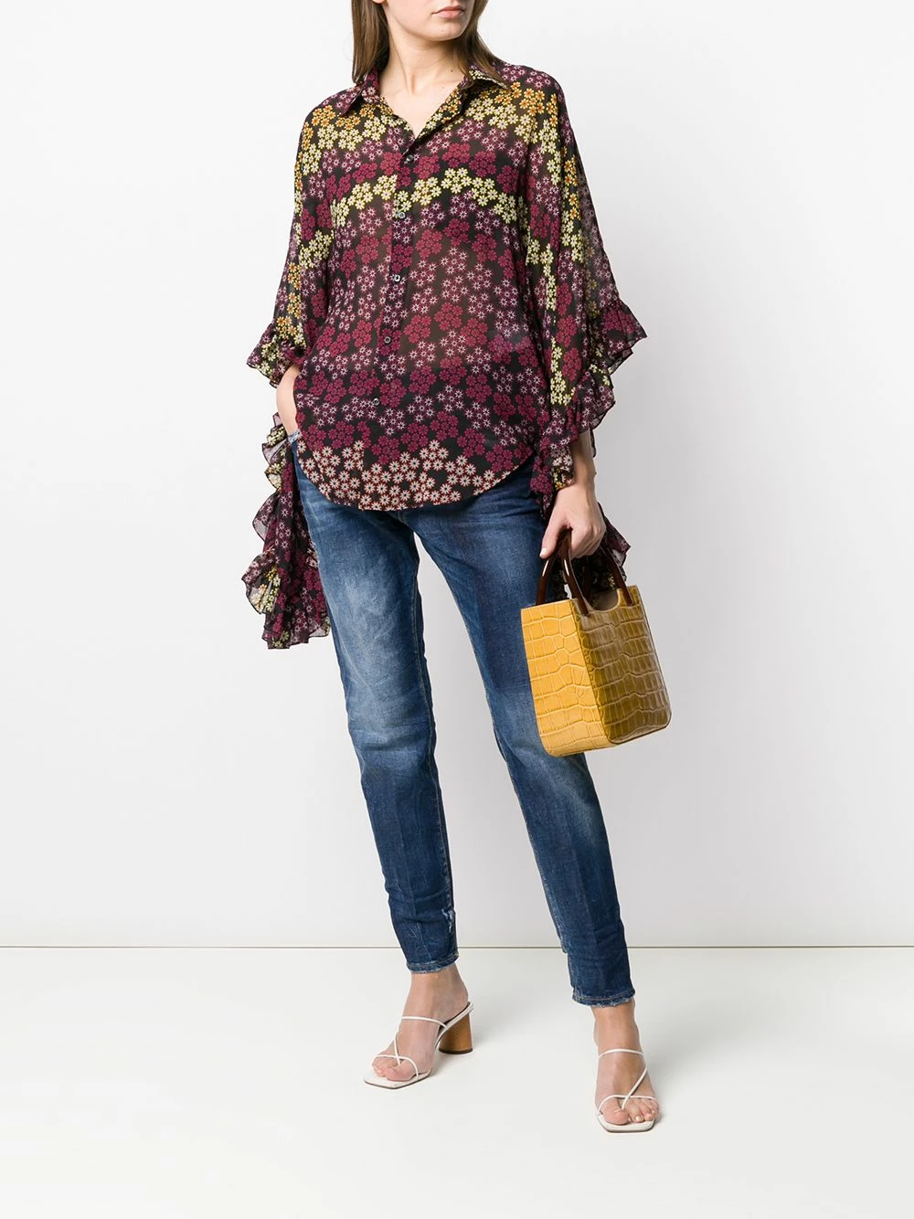 Se Vend Bas Prix Dsquared2 Jean slim à effet délavé jeans skinny femme 4 Dsquared2 jean slim à effet délavé