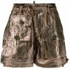 Dsquared2 short à effet métallisé
