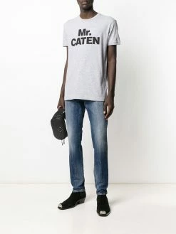 Dsquared2 jean slim à effet usé