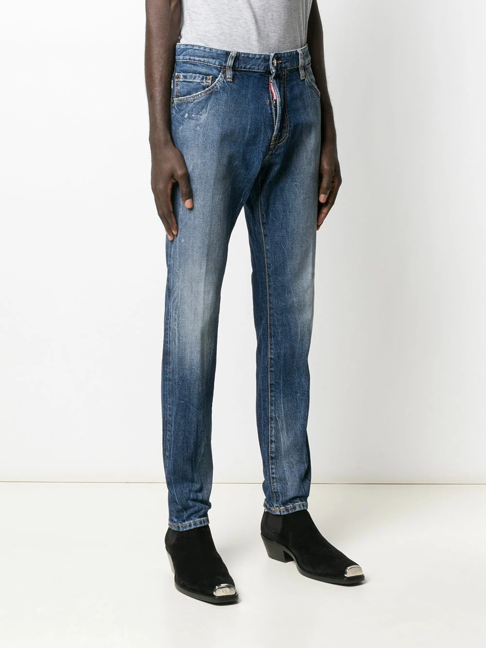 Dsquared2 Jean slim à effet usé Bas Prix jeans slim homme 5 Dsquared2 jean slim à effet usé