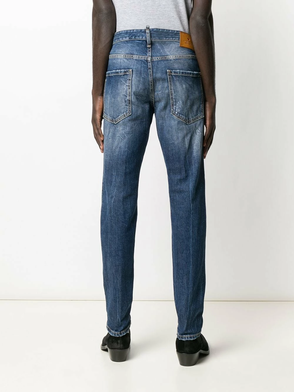 Dsquared2 Jean slim à effet usé Bas Prix jeans slim homme 6 Dsquared2 jean slim à effet usé