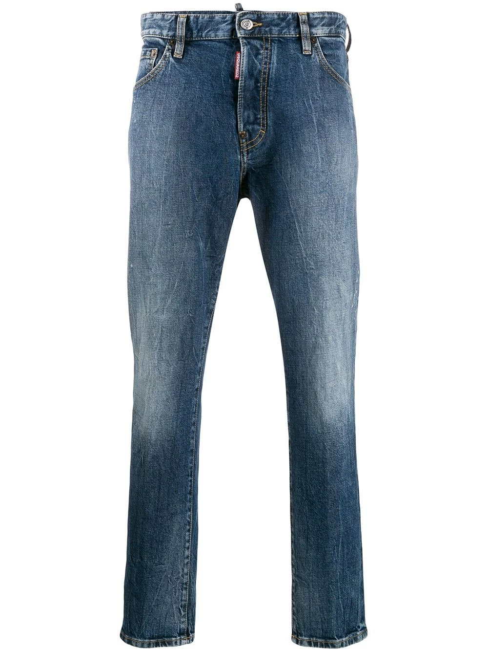 Dsquared2 Jean droit à effet délavé Meilleure qualité jeans regular & jeans droits homme 3 Dsquared2 jean droit à effet délavé