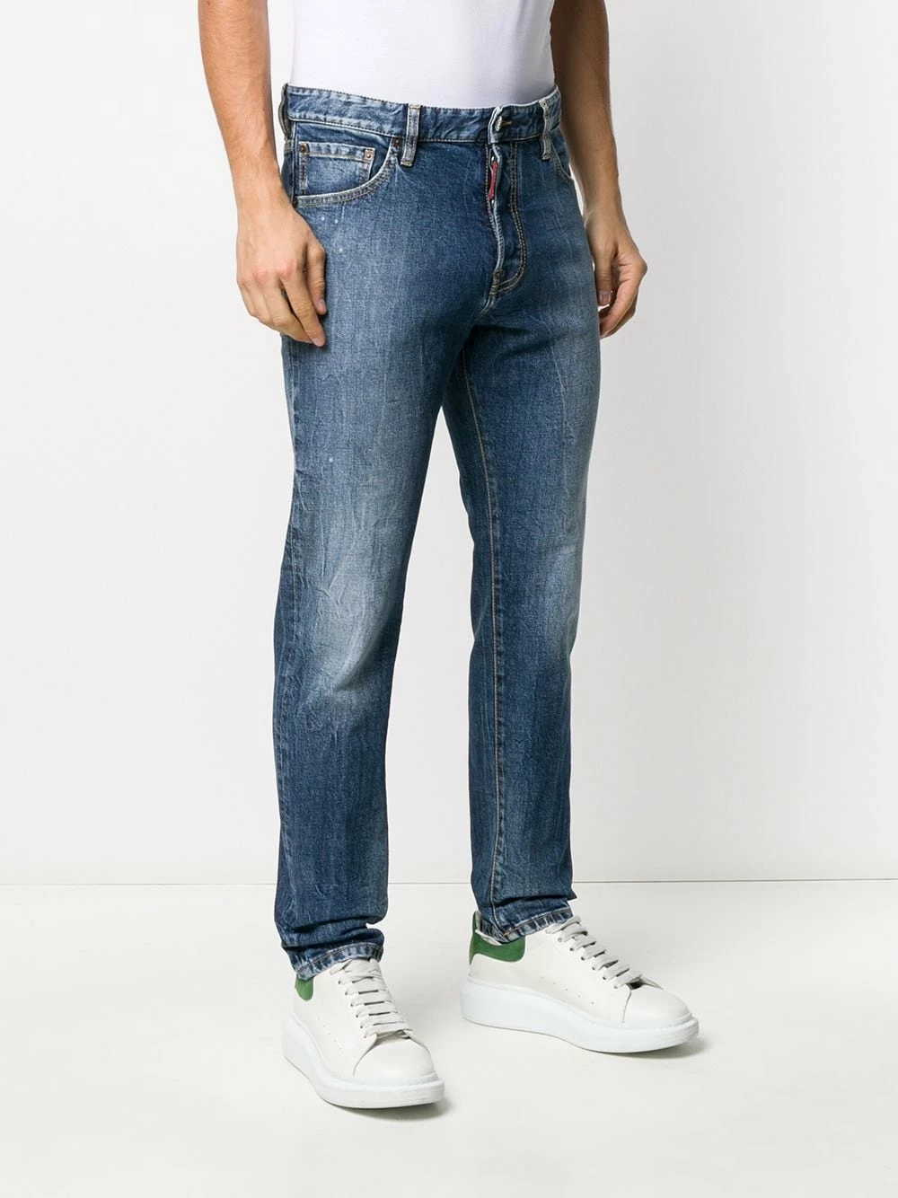 Dsquared2 Jean droit à effet délavé Meilleure qualité jeans regular & jeans droits homme 5 Dsquared2 jean droit à effet délavé