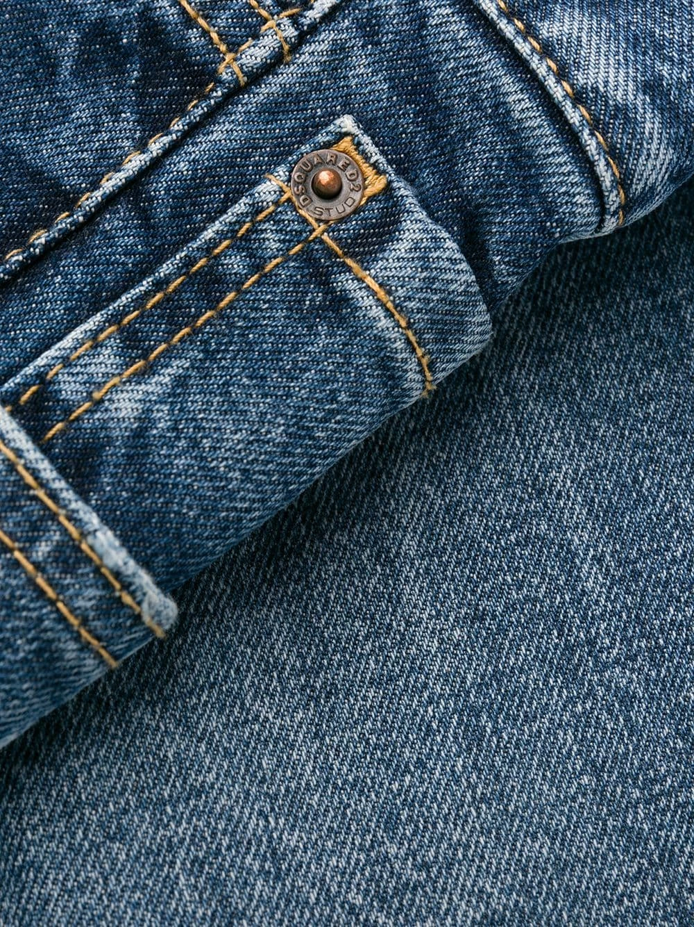 Dsquared2 Jean droit à effet délavé Meilleure qualité jeans regular & jeans droits homme 9 Dsquared2 jean droit à effet délavé