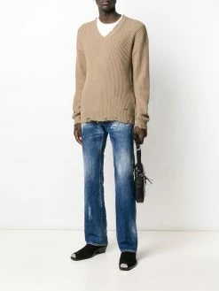 Dsquared2 Première Qualité Jean droit à effet usé jeans regular & jeans droits homme 10 Dsquared2 jean droit à effet usé