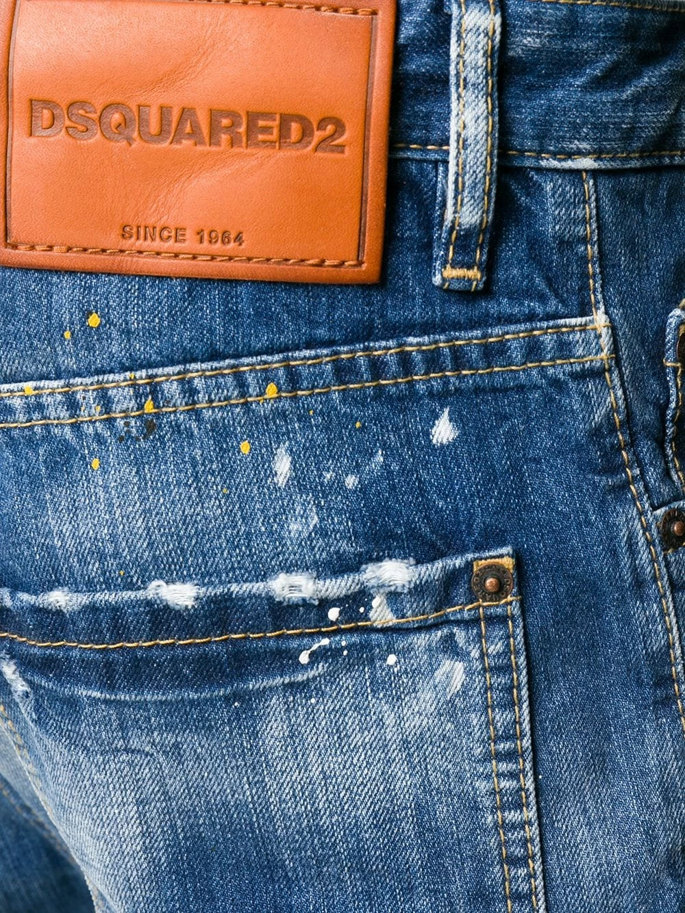 Dsquared2 Première Qualité Jean droit à effet usé jeans regular & jeans droits homme 7 Dsquared2 jean droit à effet usé
