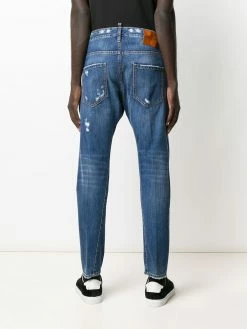 Dsquared2 jean slim à effet usé
