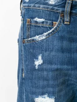 Dsquared2 jean slim à effet usé