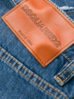 Dsquared2 jean slim à effet usé