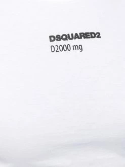 Dsquared2 t-shirt crop à logo imprimé